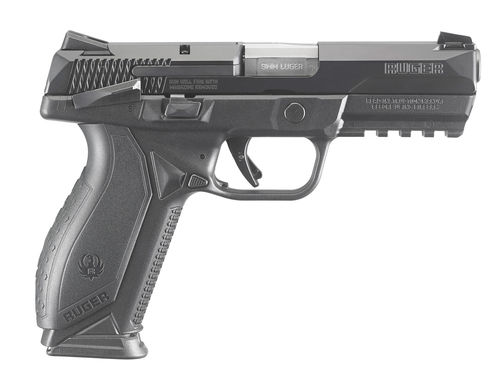 Ruger Pistole, American Pistole, Schwarz Nitride, 9mm Luger, 4.20", manuelle Sicherung